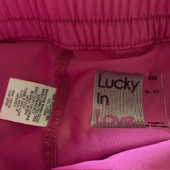 Lucky in Love Pink Layered Tennis Skort Small - Picture 2 of 4